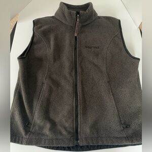 EUC Marmot Women’s Gray Polartec Fleece Vest Medium